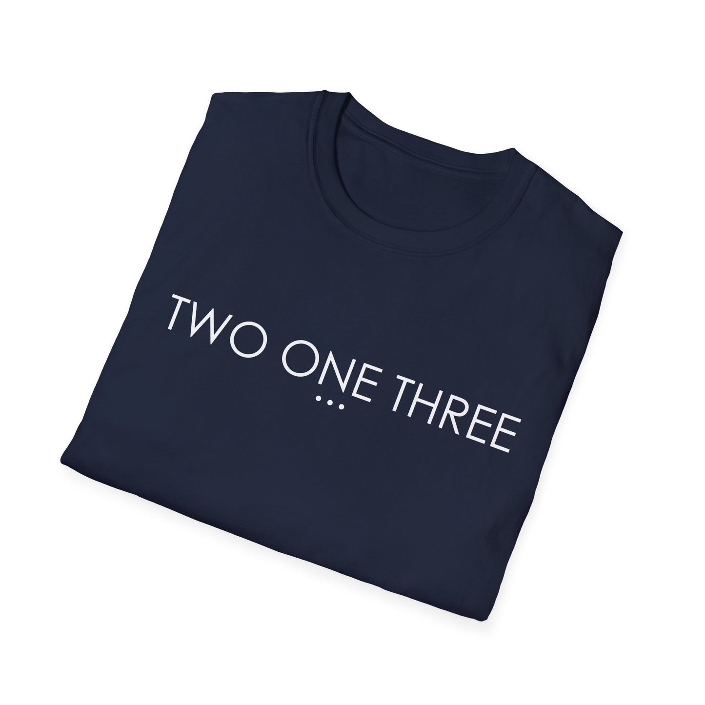 'TWO ONE THREE' Design T-Shirt