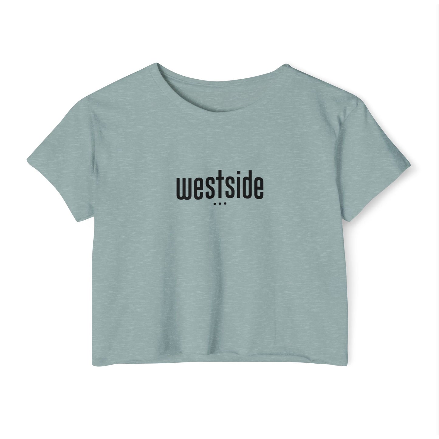 Trendy Women's Festival Crop Top - 'Westside' Graphic Tee for Summer Vibes