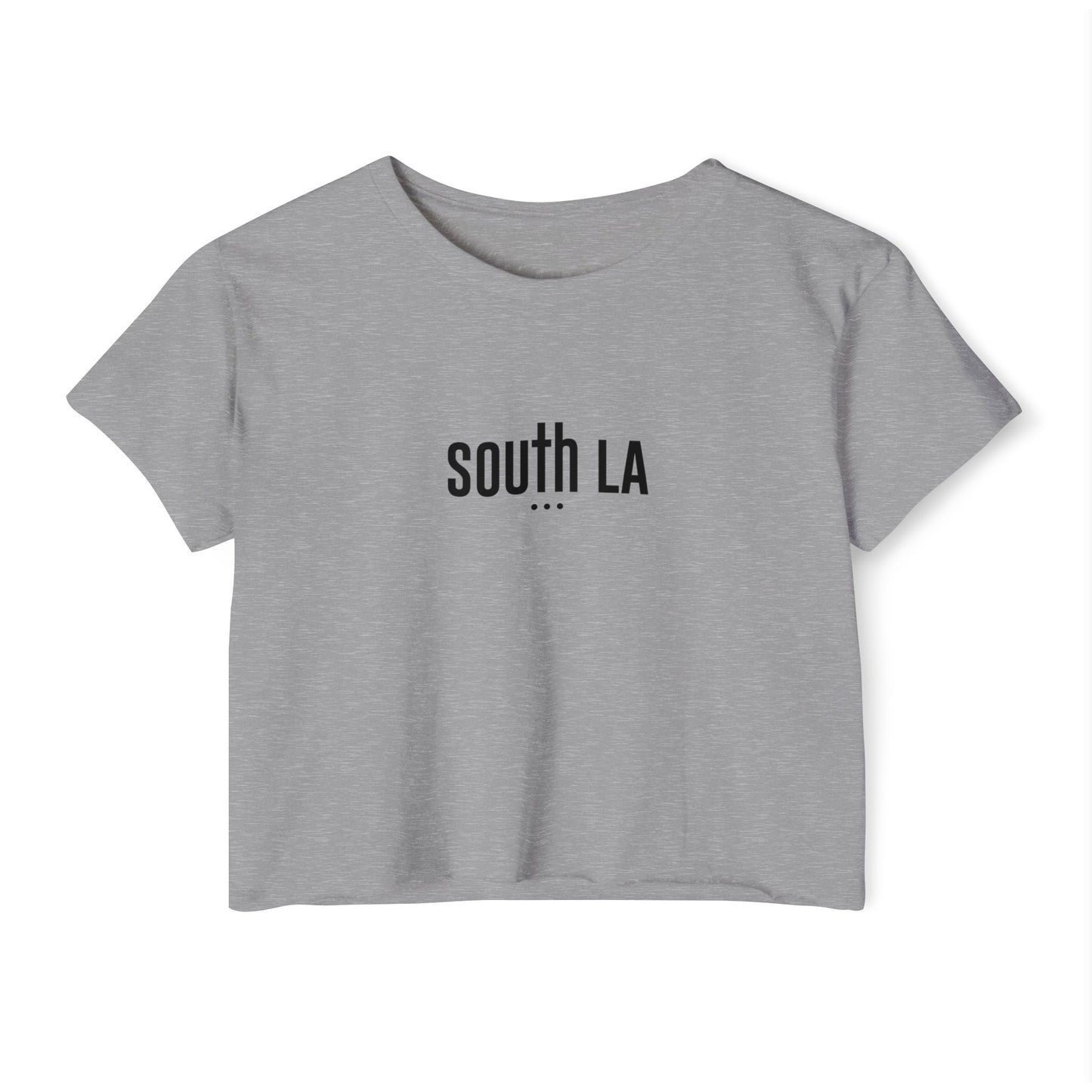 Trendy Women's Festival Crop Top - 'South LA' Graphic Tee for Summer Vibes