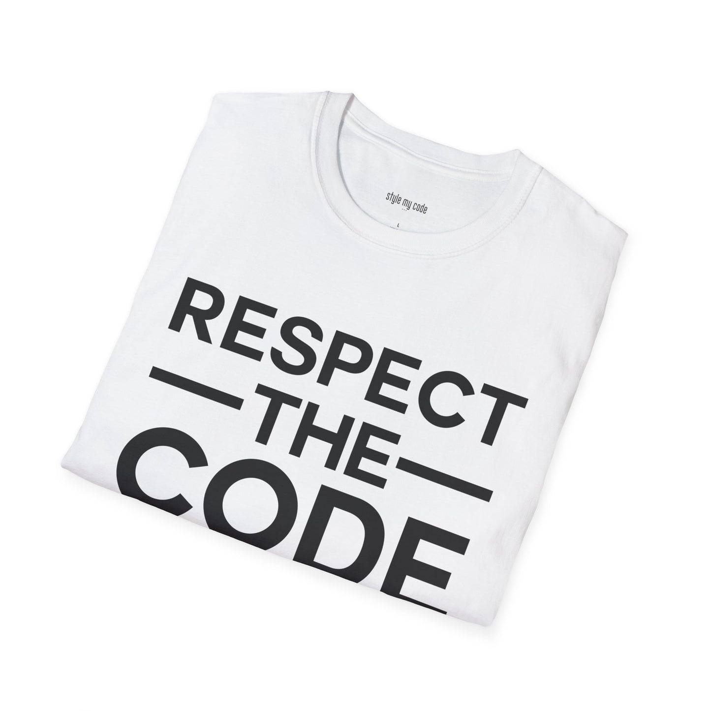 Respect the Code Graphic Unisex Softstyle T-Shirt