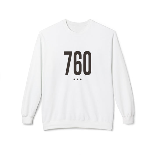 760 Logo Front Unisex Crewneck Sweatshirt