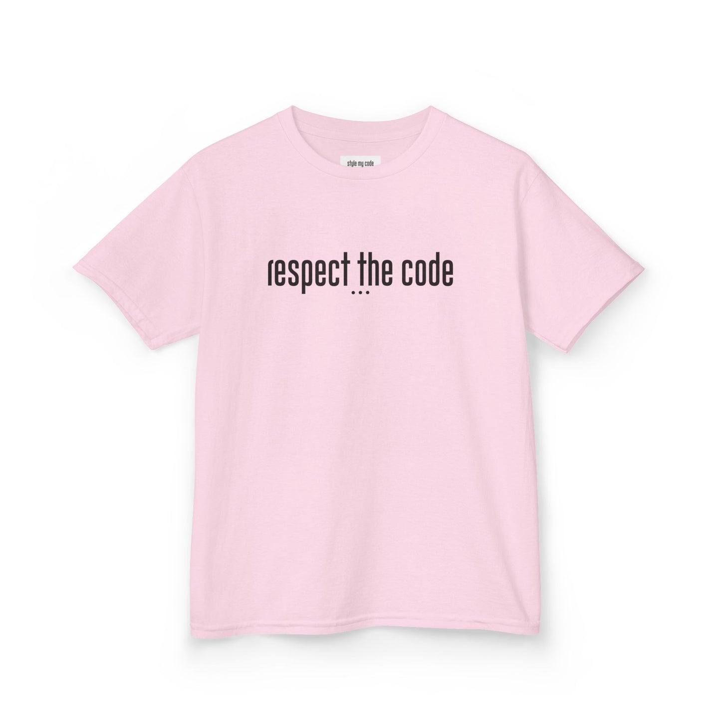 "Respect the Code" Black - Kid's Unisex Trendy Tee