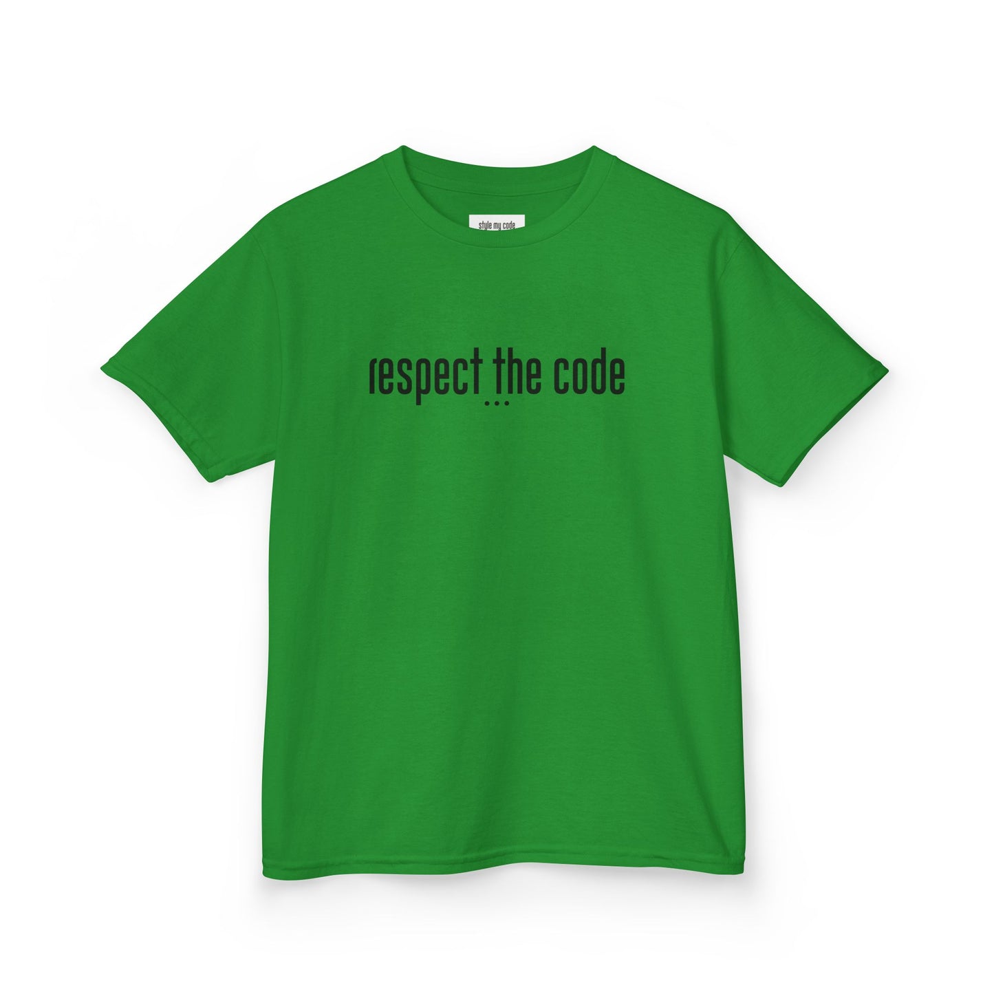 "Respect the Code" Black - Kid's Unisex Trendy Tee