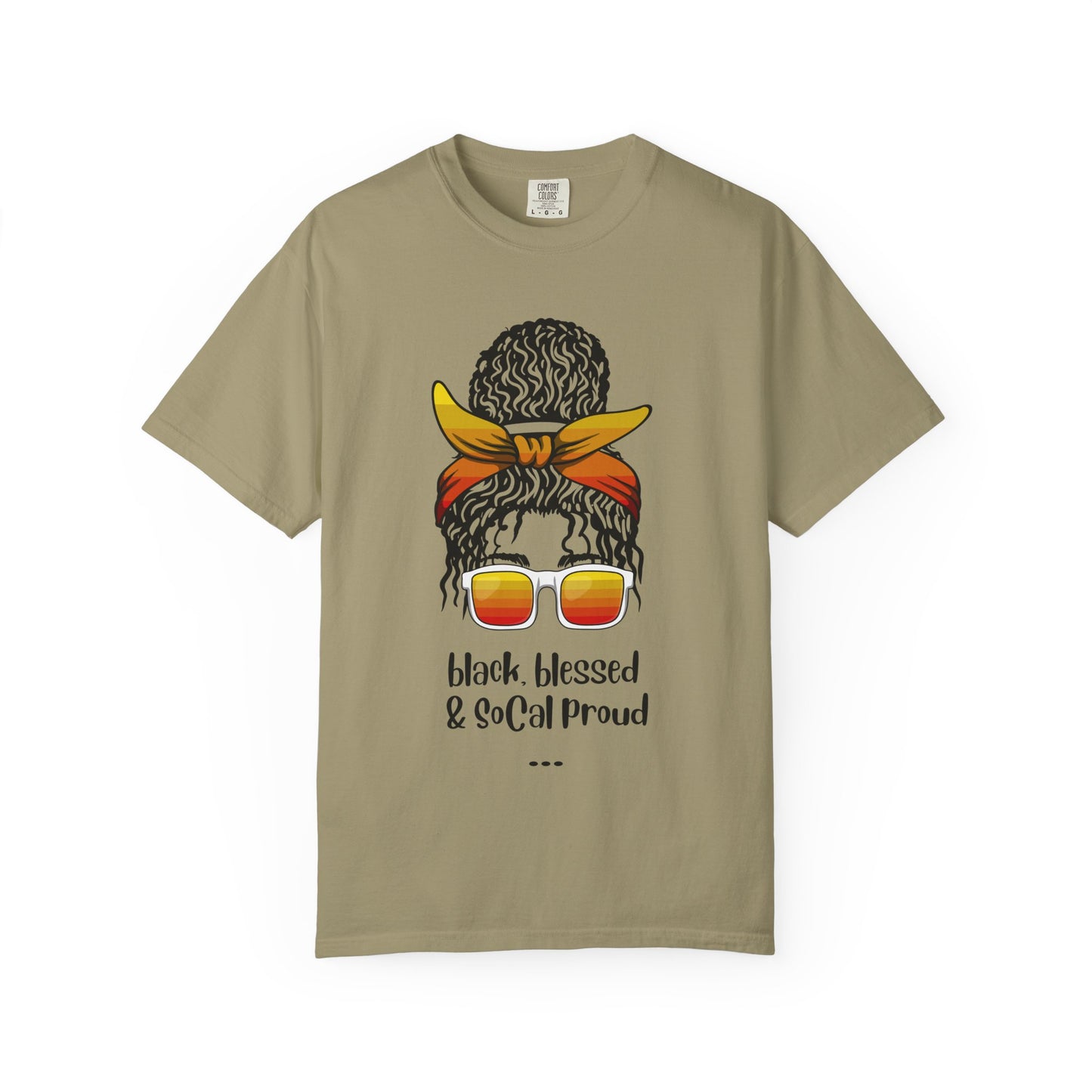 SoCal Proud Unisex Tee - Black, Blessed & SoCal Proud Graphic Shirt
