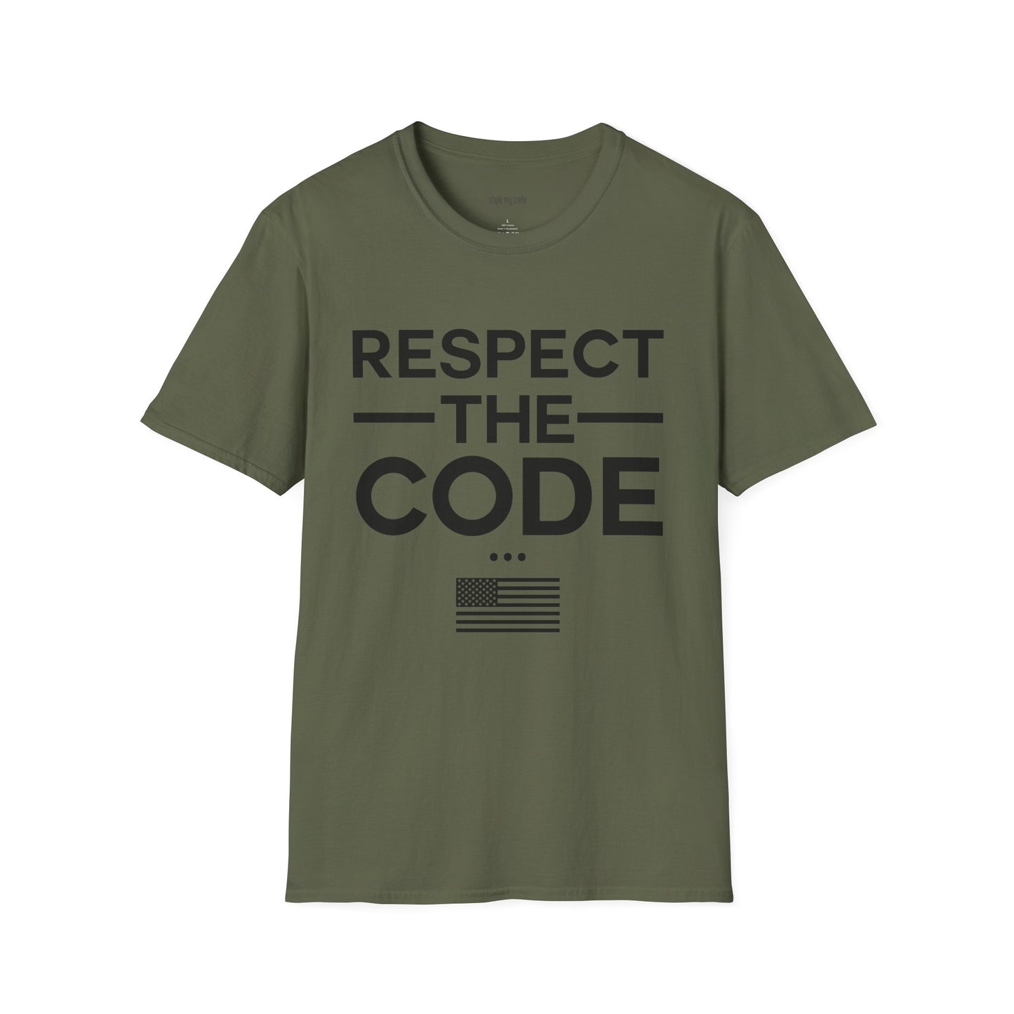 Respect the Code Graphic Unisex Softstyle T-Shirt