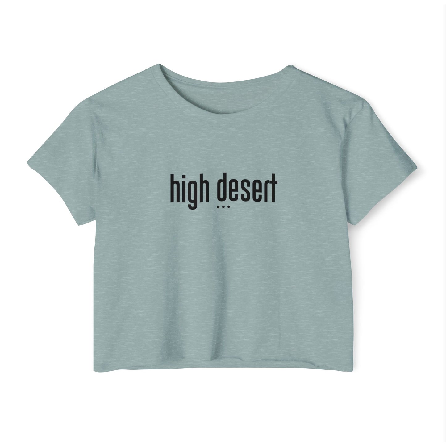 "High Desert" Graphic Crop Tee for Summer Vibes