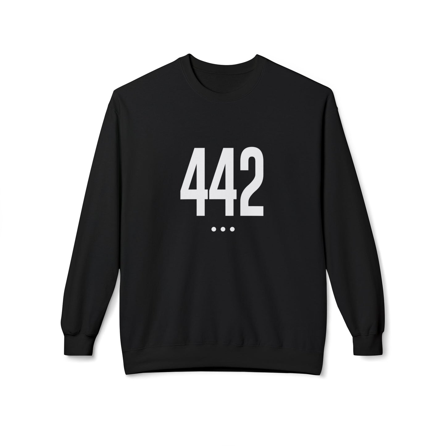 442 White Logo Front Unisex Crewneck Sweatshirt