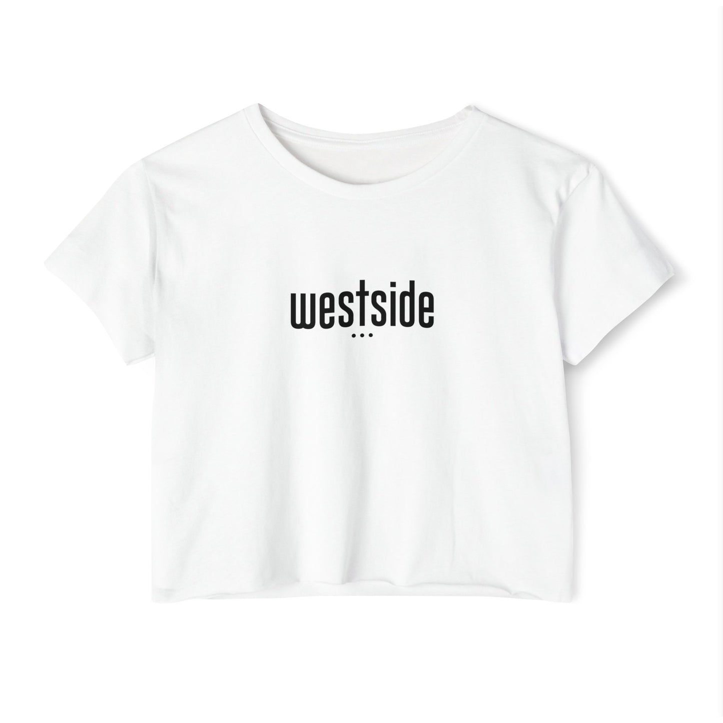 Trendy Women's Festival Crop Top - 'Westside' Graphic Tee for Summer Vibes