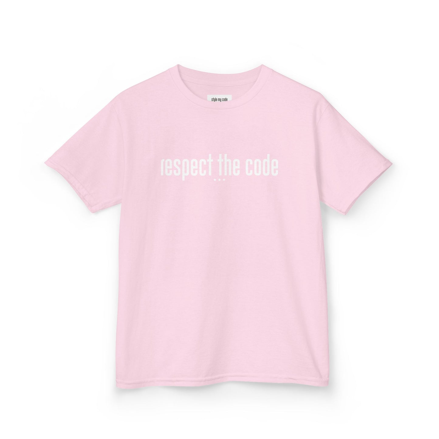 "Respect the Code" white - Kid's Unisex Trendy Tee