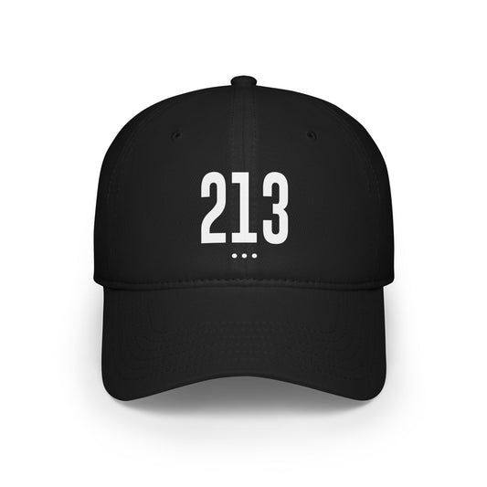 213  White Logo Low Profile Baseball Cap