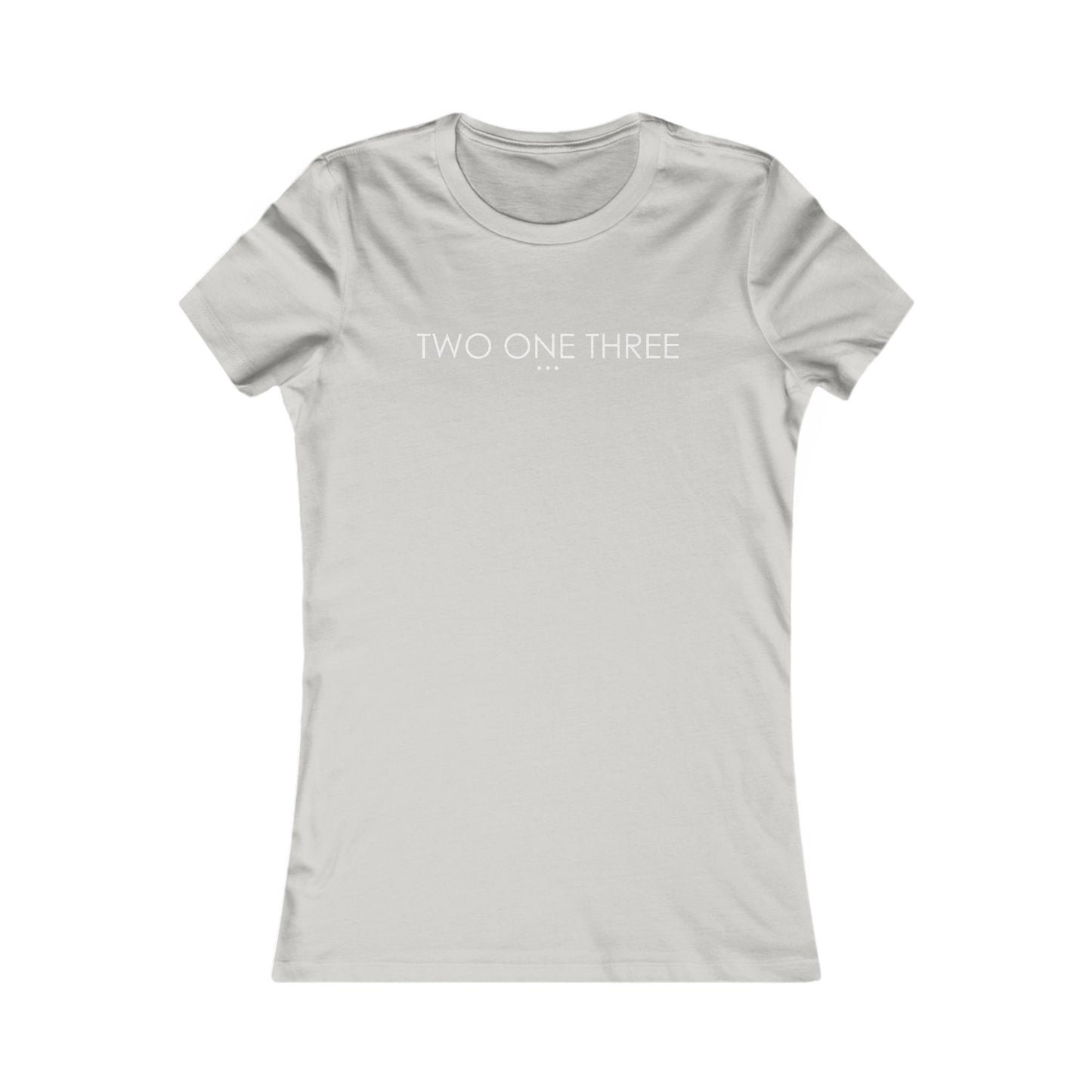 'Two One Three' - Women's Fave Tee