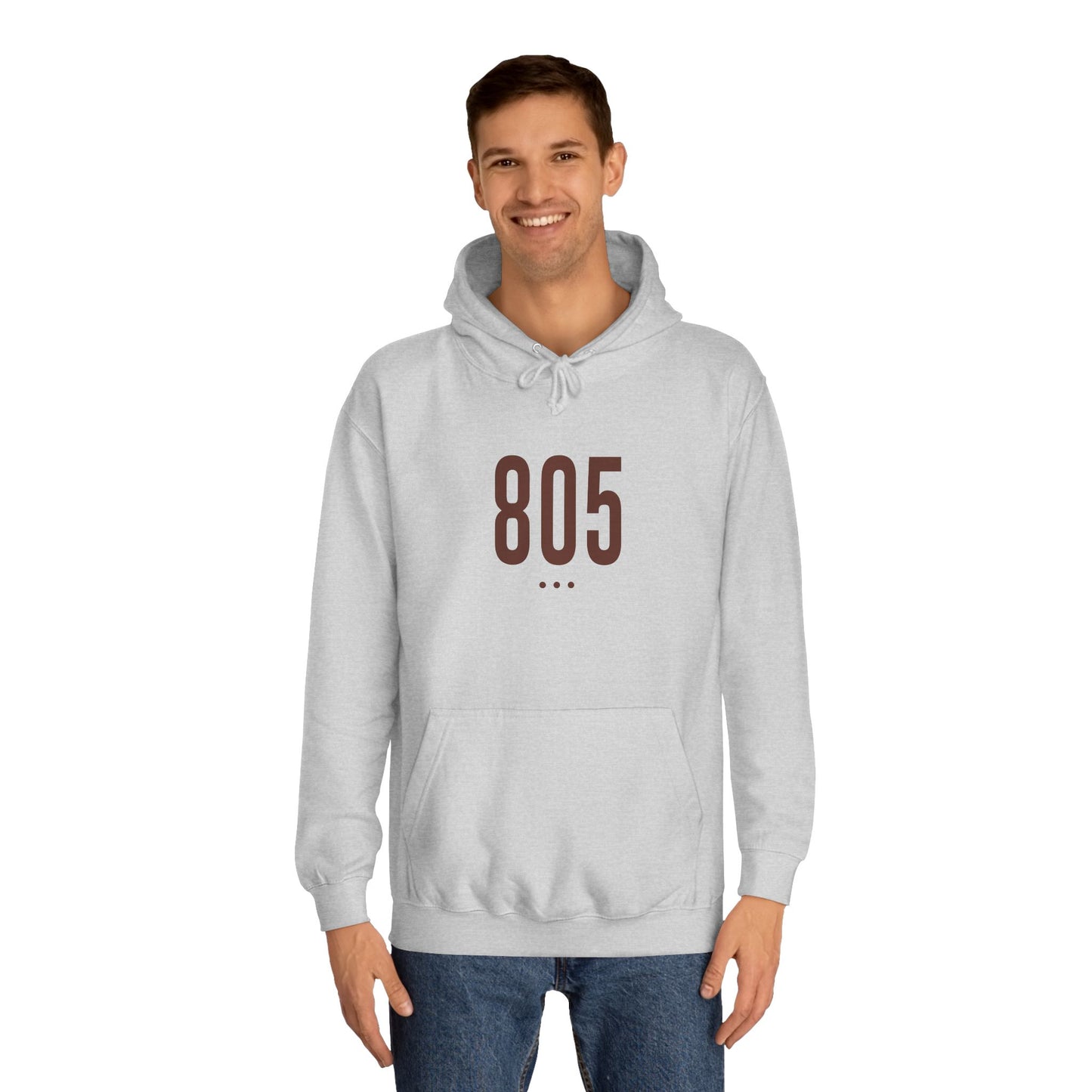 805 Unisex Hoodie - Stylish Comfort for Campus Life