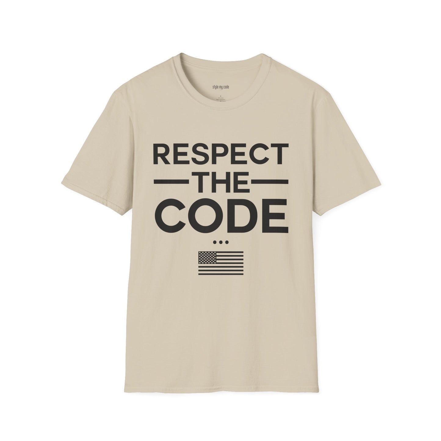 Respect the Code Graphic Unisex Softstyle T-Shirt