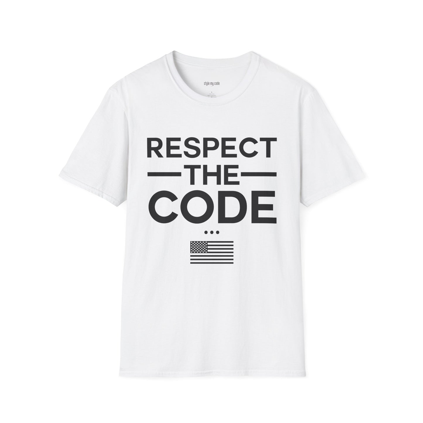 Respect the Code Graphic Unisex Softstyle T-Shirt