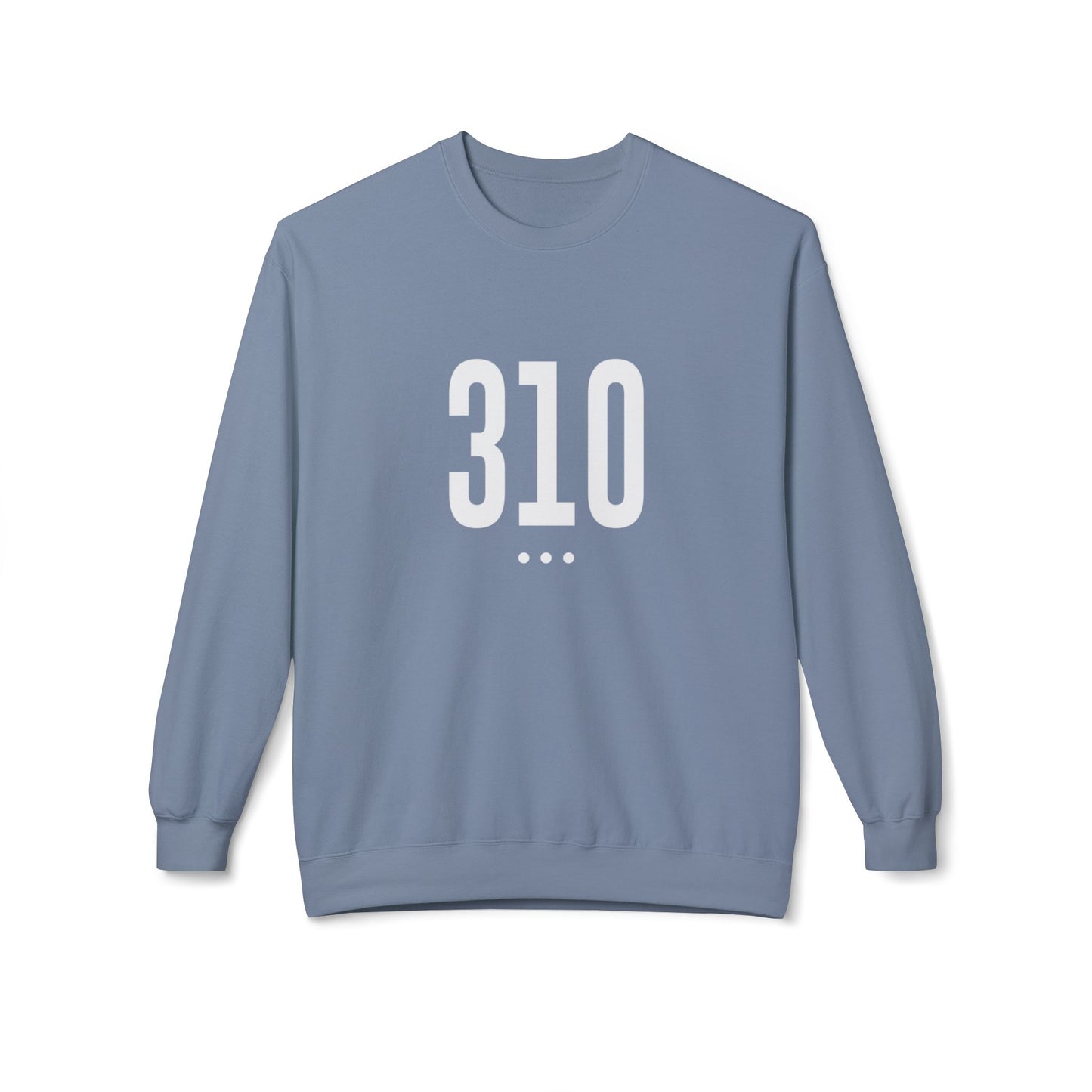 310 White Logo Front Unisex Crewneck Sweatshirt