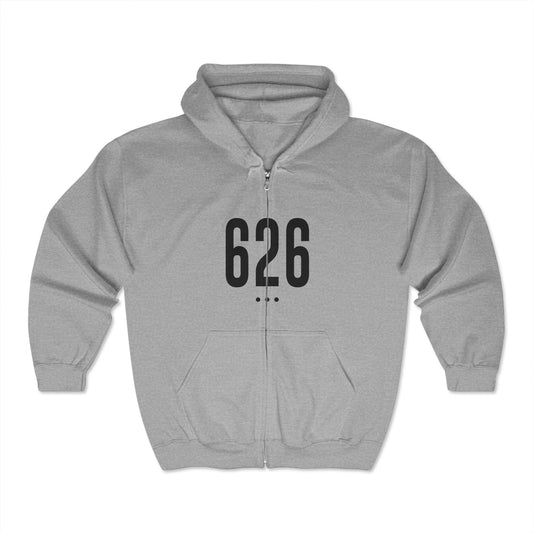 626 Front Zip Hoodie