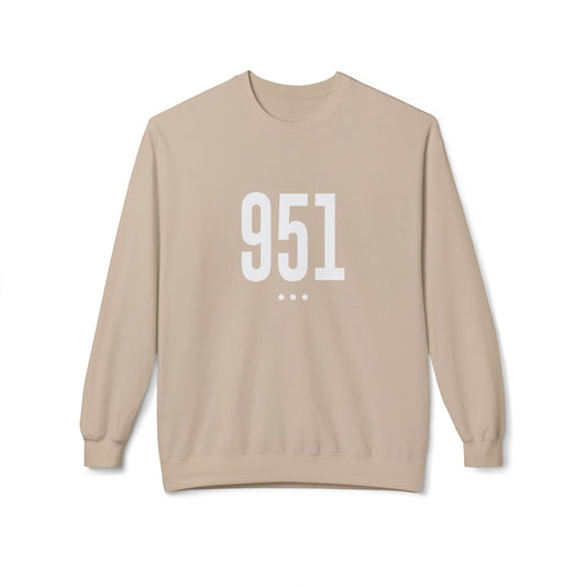 951 White Logo Front Sweatshirt