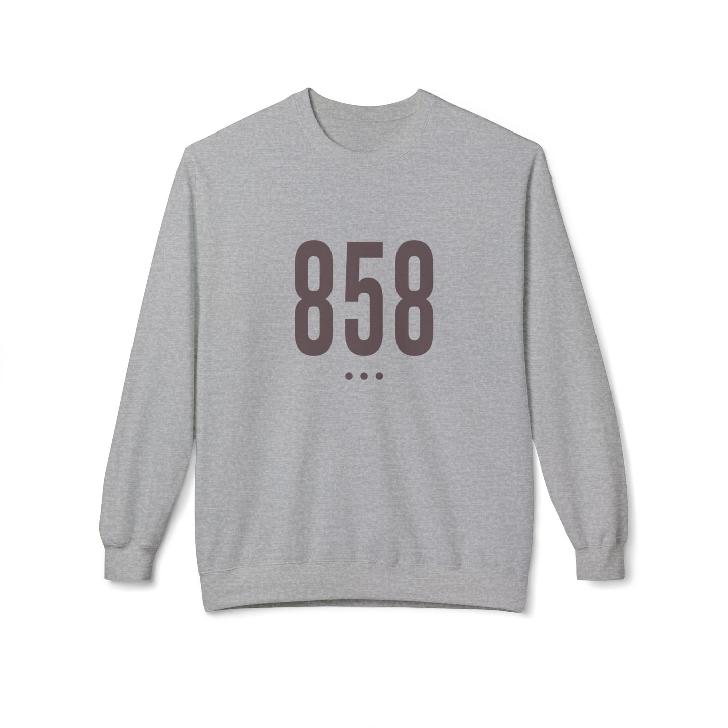 858 Unisex Midweight Soft-style Fleece Crewneck Sweatshirt