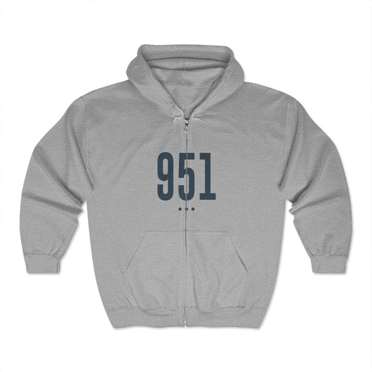 951 Logo Front Zip Hoodie